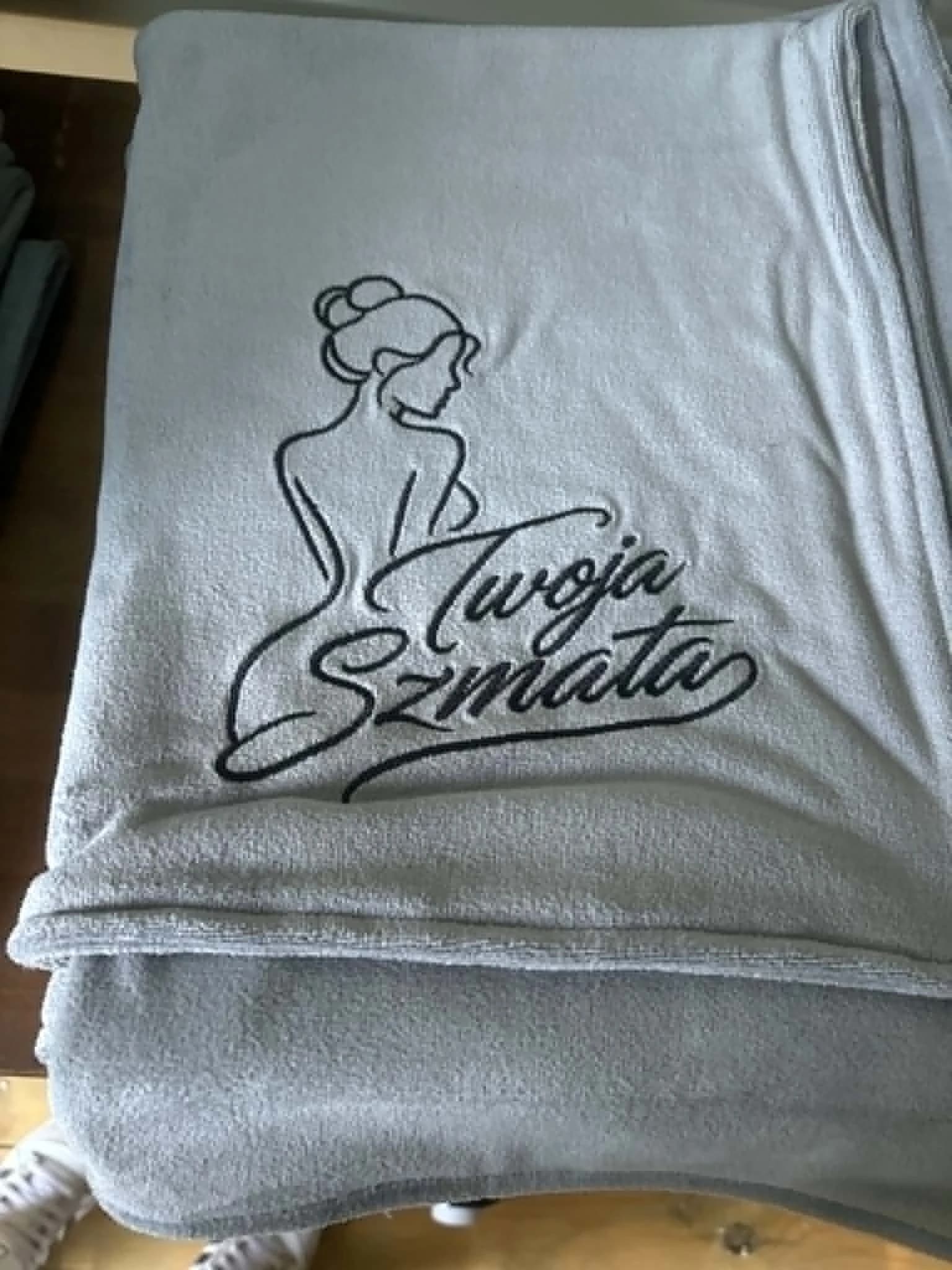 Twoja Szmata — mikrofibra 800 GSM z wyhaftowanym logo